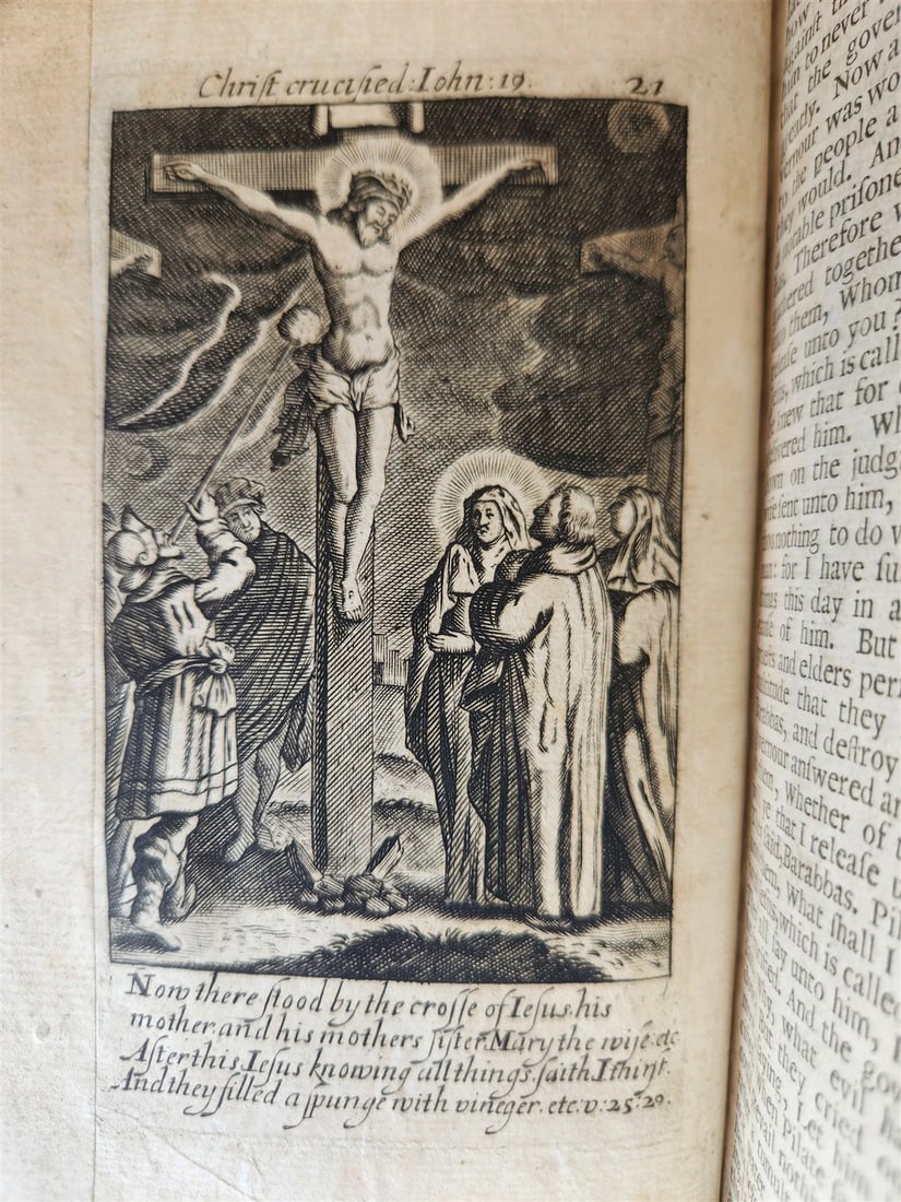 1680 BOOK OF COMMON PRAYER fully illustrated ANTIQUE in ENGLISH - 20