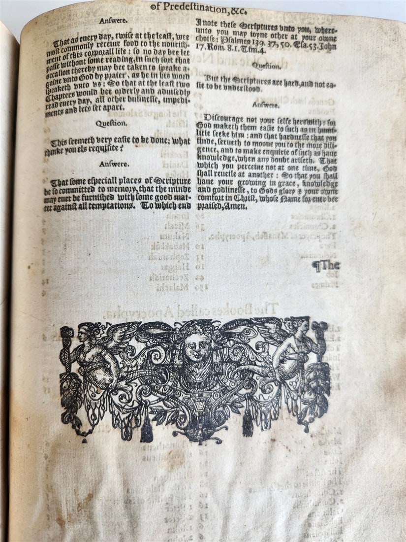 1607 BREECHES BIBLE in ENGLISH antique 17th CENTURY - 8