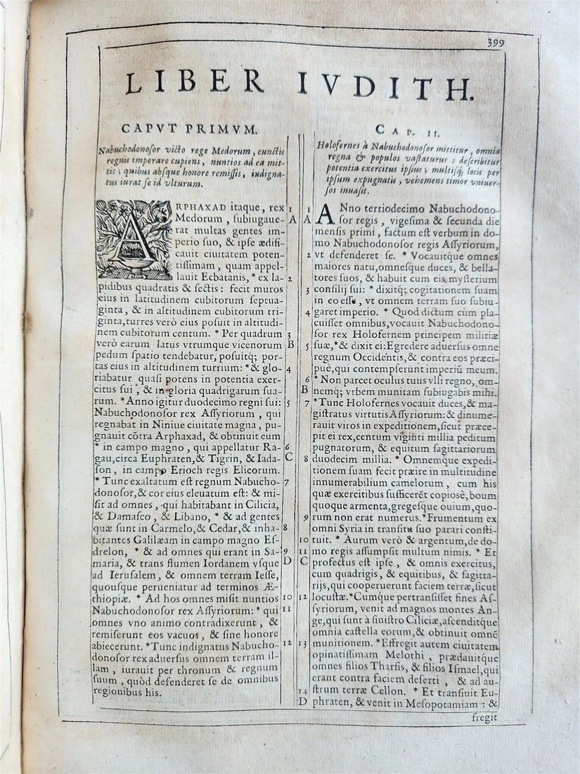 1650 BIBLE in LATIN by PLANTIN antique Old & New Testament BIBLIA SACRA 17th C. - 7