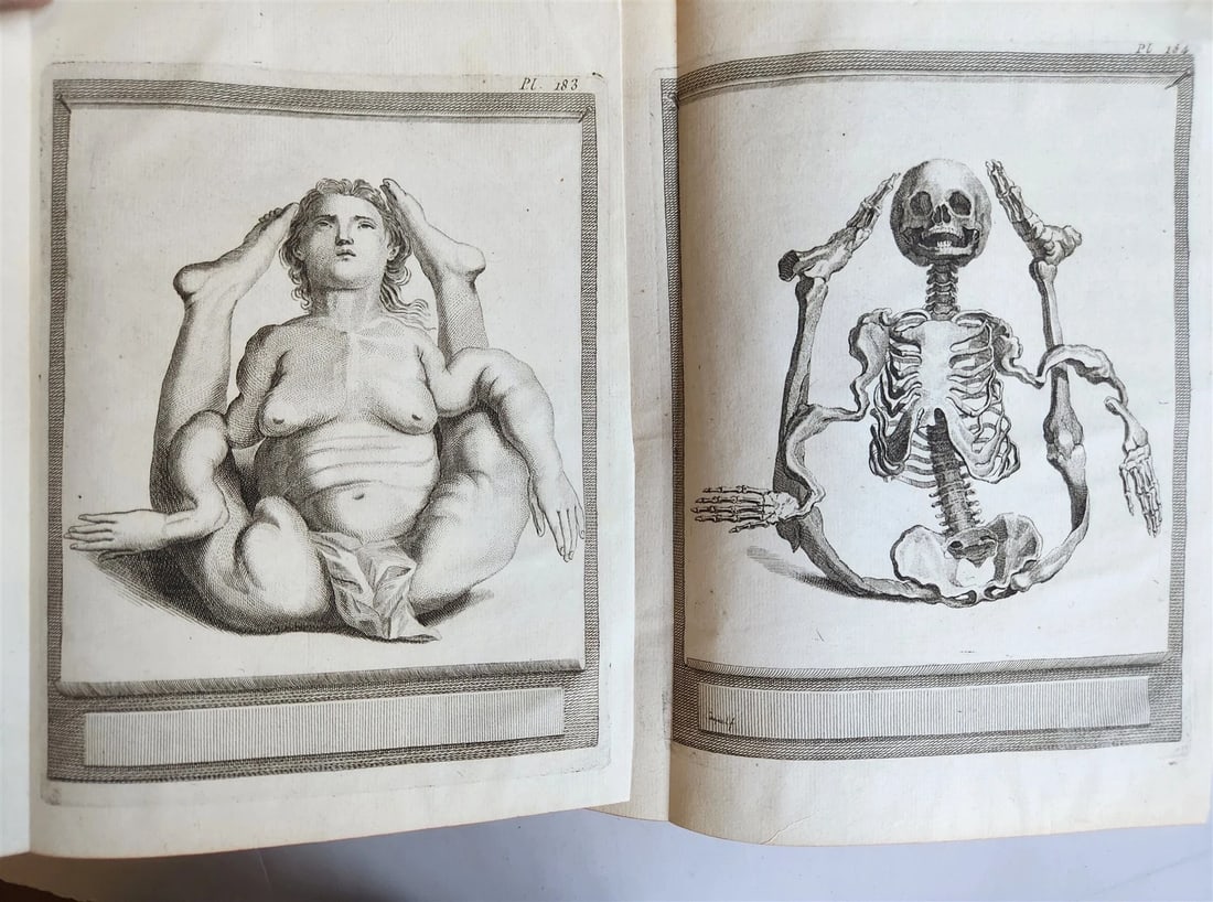 1766 MEDICAL TREATISE ILLUSTRATED ANATOMY by Francois PLANQUE antique V. 9 (1 of 20)