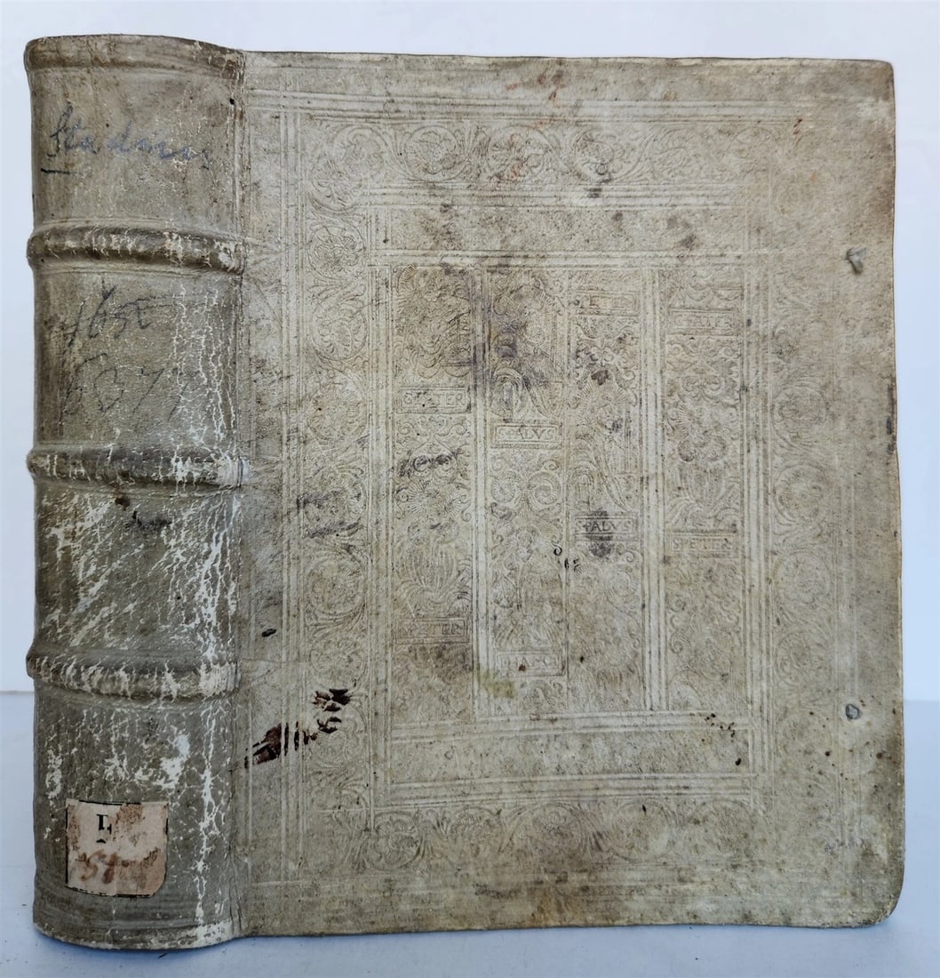 1581 ASTROLOGY & ASTRONOMY Ephemerides Johannes Stadius ANTIQUE 2 PIGSKIN VOLS - 3