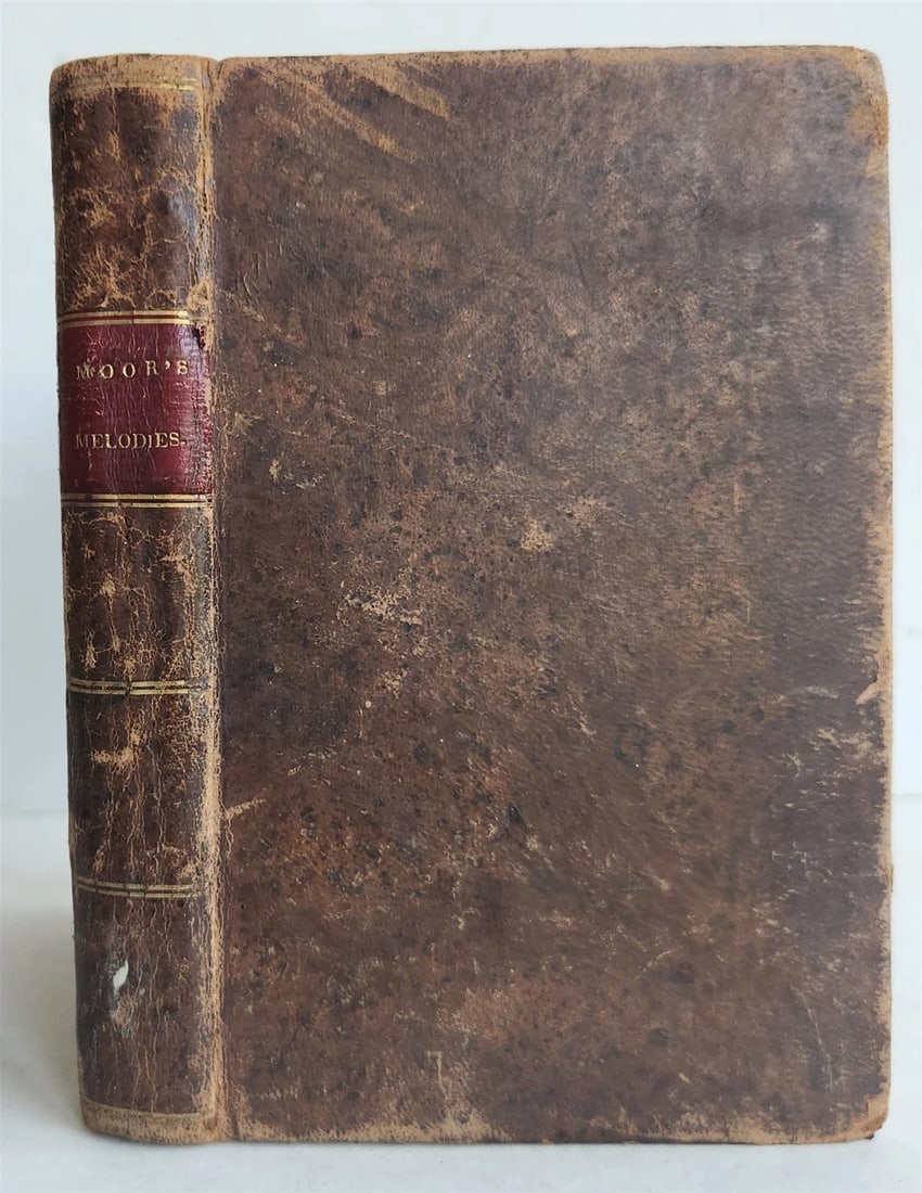 1820s IRISH MELODIES NATIONAL AIRS SONGS POEMS by THOMAS MOORE antique AMERICANA - 2