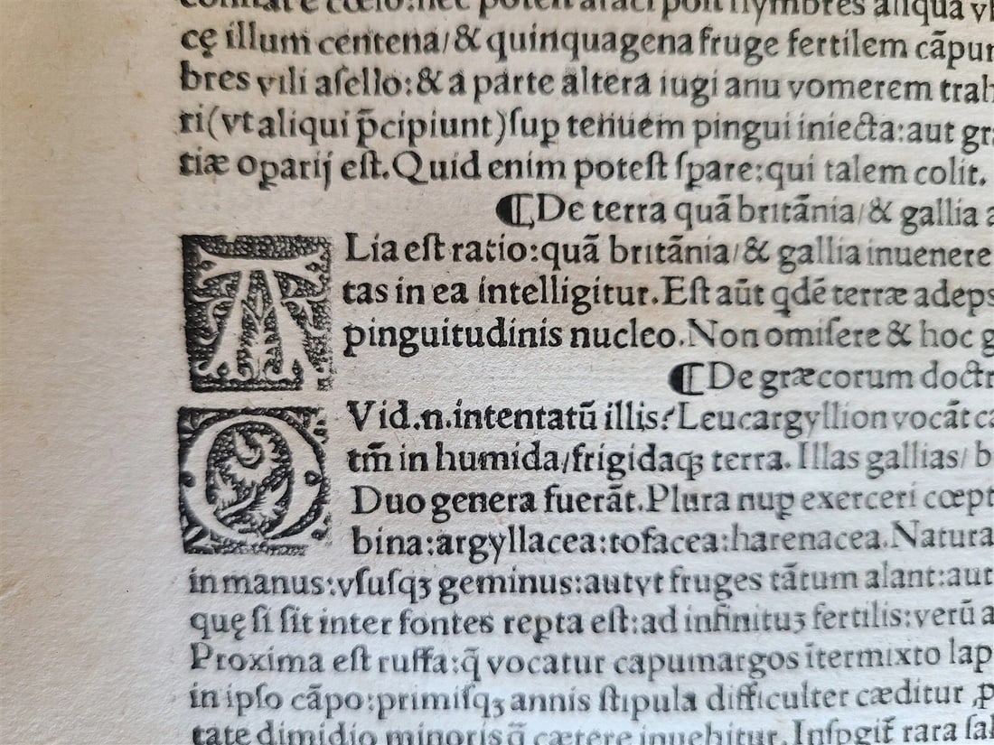 1514 PLINY THE YOUNGER F. Regnault POST-INCUNABULA antique NATURAL HISTORY rare - 13