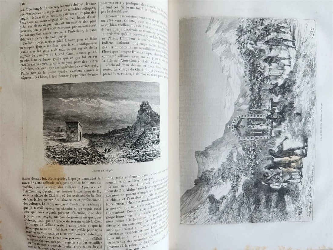1875 HISTORY VOYAGES ILLUSTRATED antique ARMENIA TURKEY AFRICA S.AMERICA CHINA - 15