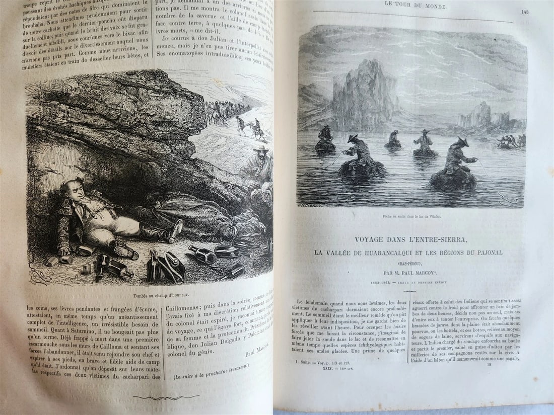 1875 HISTORY VOYAGES ILLUSTRATED antique ARMENIA TURKEY AFRICA S.AMERICA CHINA - 16