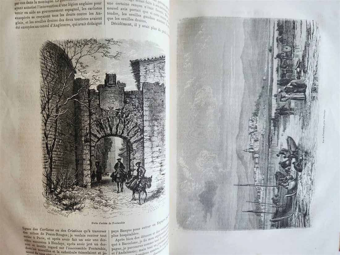 1875 HISTORY VOYAGES ILLUSTRATED antique ARMENIA TURKEY AFRICA S.AMERICA CHINA - 18