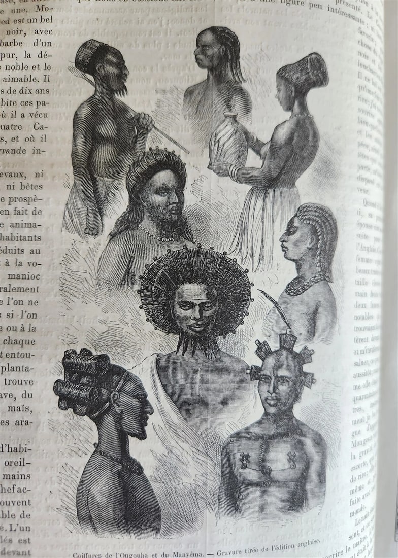1875 HISTORY of VOYAGES ILLUSTRATED antique AFRICA TAIWAN AUSTRALIA VIETNAM - 20