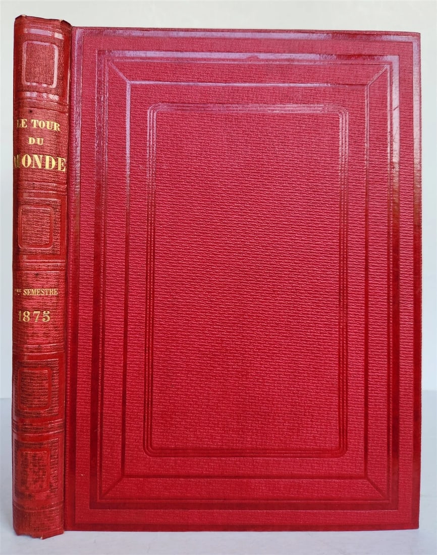 1875 HISTORY of VOYAGES ILLUSTRATED antique AFRICA TAIWAN AUSTRALIA VIETNAM - 2