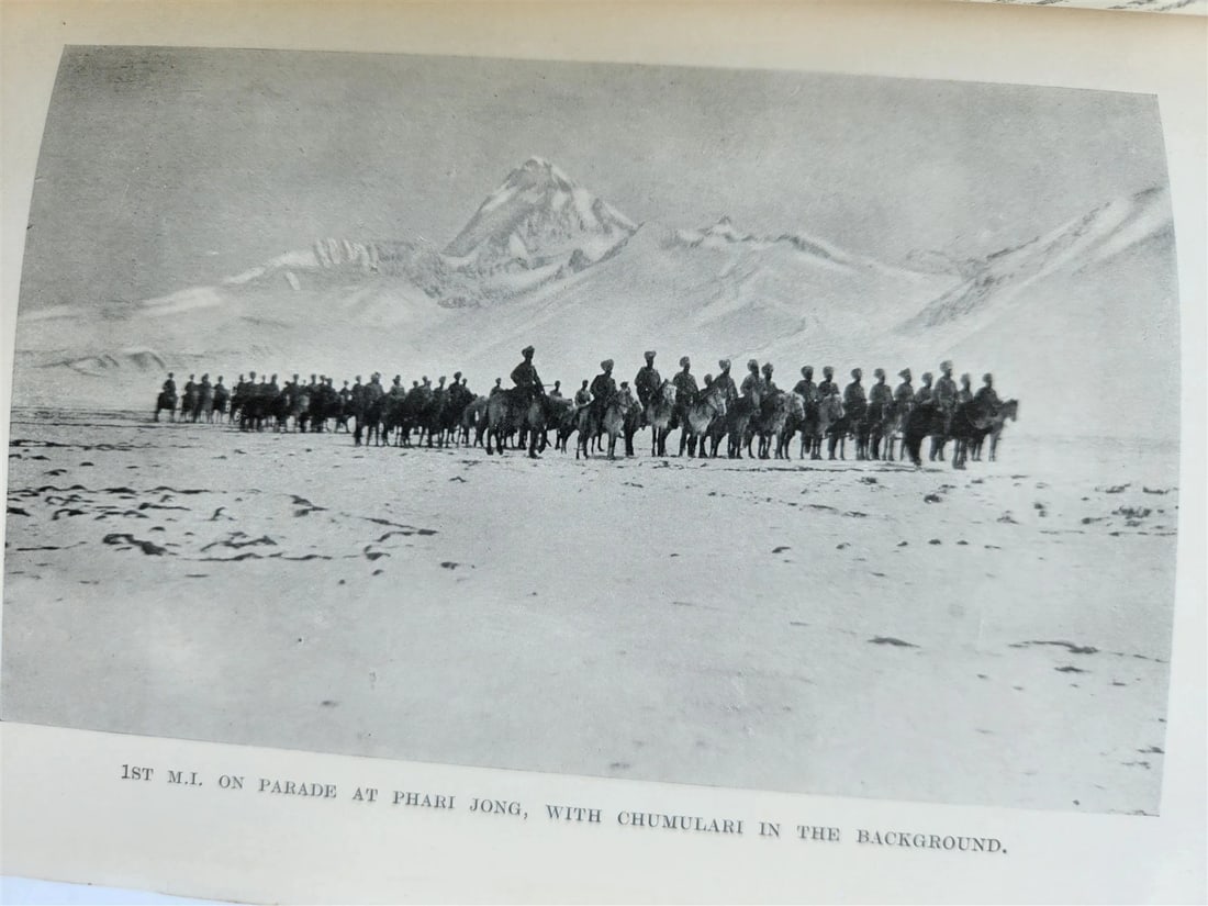 1906 WITH MOUNTED INFANTRY in TIBET by W.J. Ottley antique ILLUSTRATED - 14