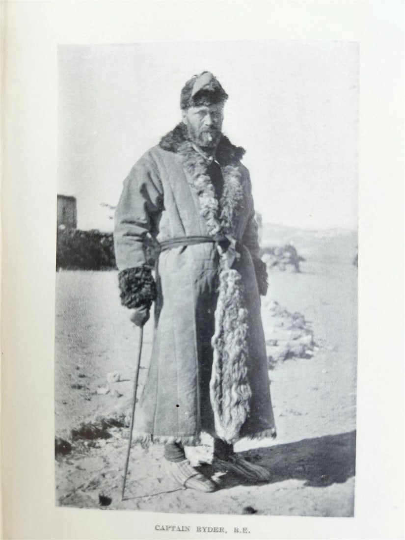 1906 WITH MOUNTED INFANTRY in TIBET by W.J. Ottley antique ILLUSTRATED - 17