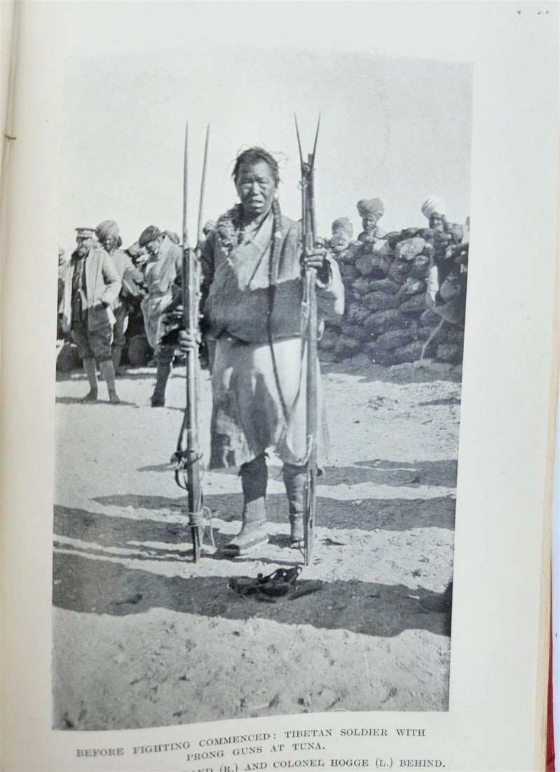 1906 WITH MOUNTED INFANTRY in TIBET by W.J. Ottley antique ILLUSTRATED (1 of 18)