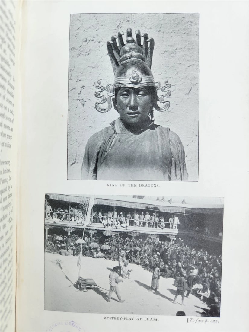 1905 LHASA & ITS MYSTERIES antique TIBET CHINA illustrated - 13