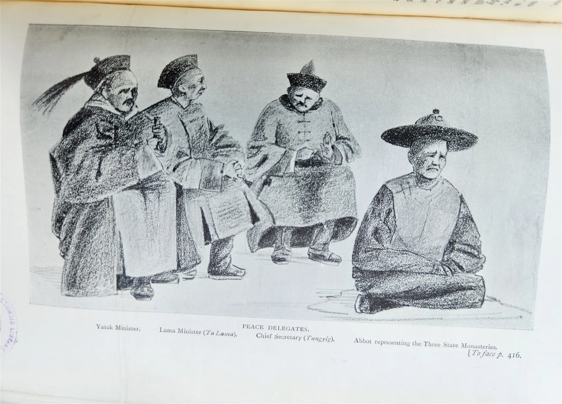 1905 LHASA & ITS MYSTERIES antique TIBET CHINA illustrated - 15