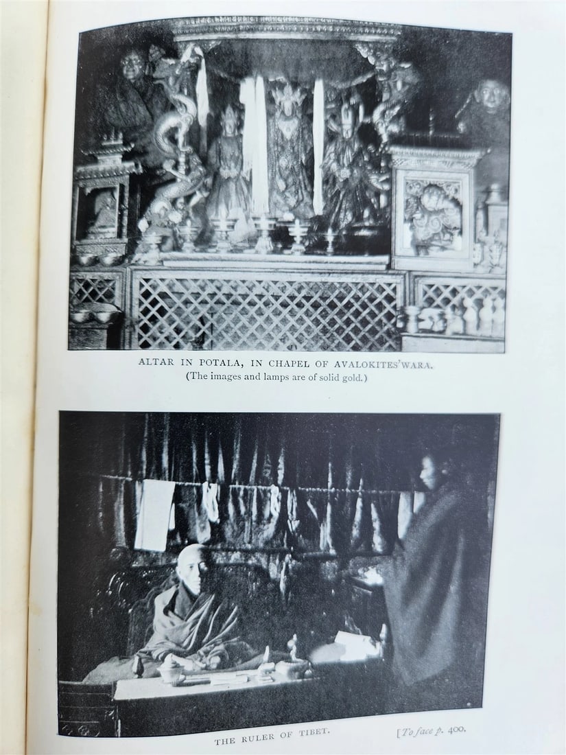 1905 LHASA & ITS MYSTERIES antique TIBET CHINA illustrated - 17