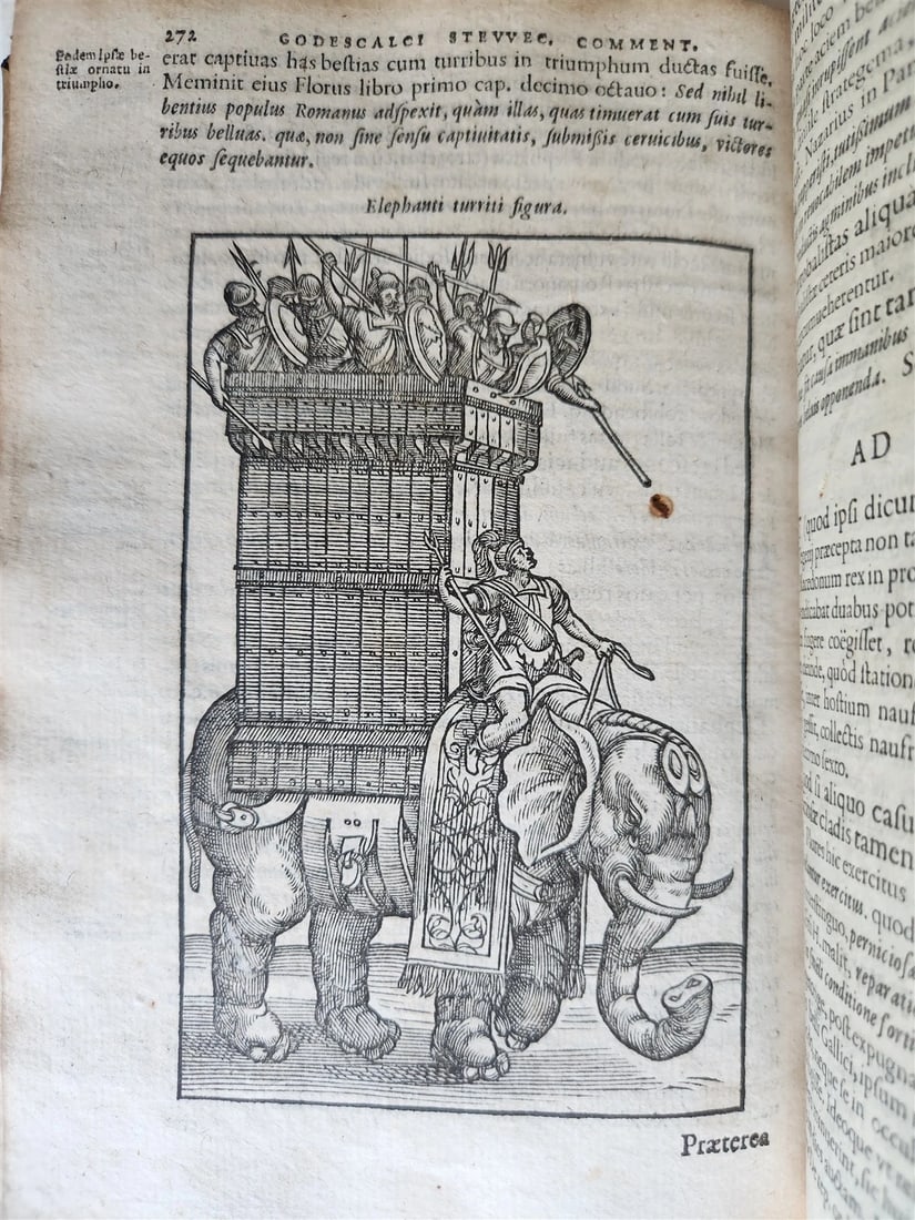 1585 MILITARY HISTORY FULLY ILLUSTRATED antique PLANTIN De re militari libri IV - 10