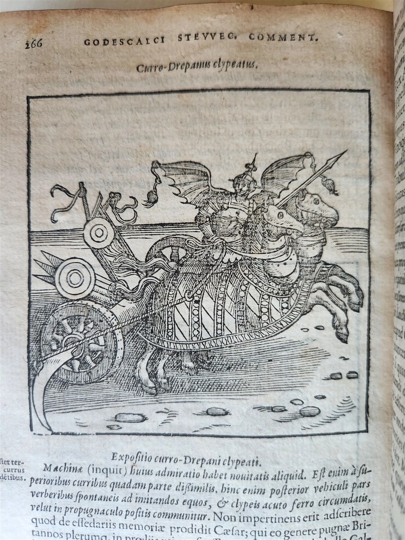 1585 MILITARY HISTORY FULLY ILLUSTRATED antique PLANTIN De re militari libri IV - 11