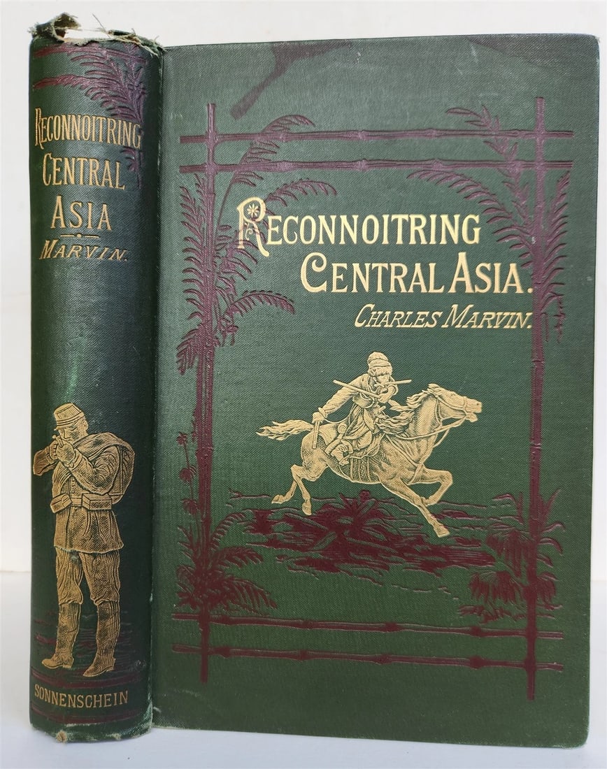 1886 RRECONNOITRING CENTRAL ASIA antique ILLUSTRATED Russia and India (1 of 11)