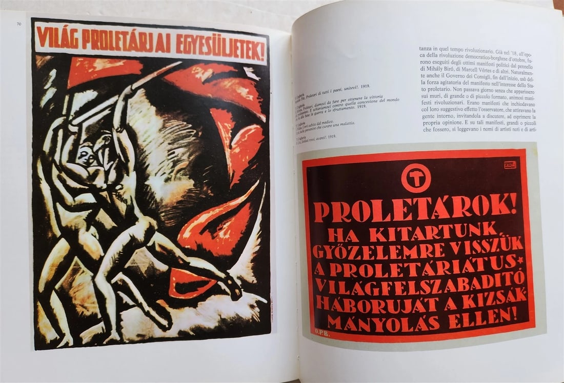MANIFESTI RIVOLUZIONARI vintage ART & REFERENCE ALBUM RUSSIAN SPANISH POSTERS - 19