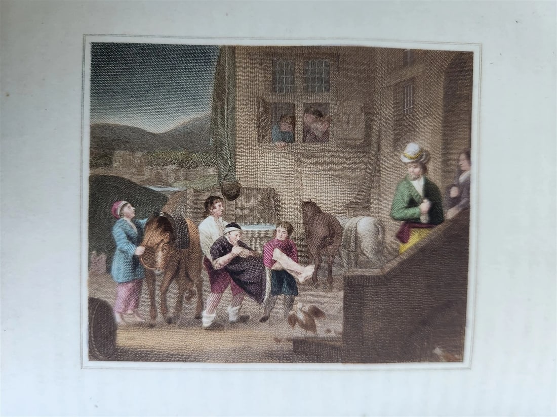 1802 BOOK of COMMON PRAYER w/ PSALTER ILLUSTRATED in COLOR antique in ENGLISH - 19
