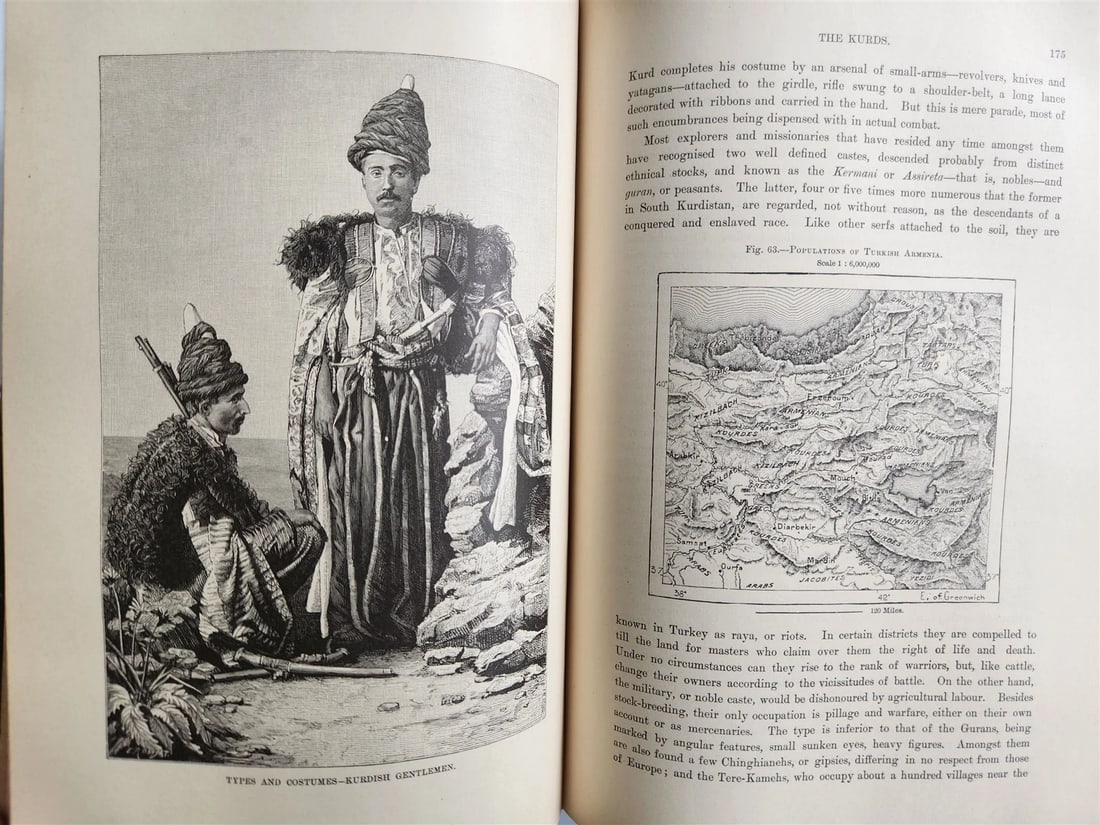 1884-85 EARTH & ITS INHABITANTS ASIA 4 ILLUSTRATED VOLUMES antique - 10
