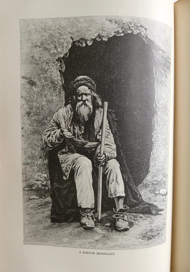 1884-85 EARTH & ITS INHABITANTS ASIA 4 ILLUSTRATED VOLUMES antique - 11