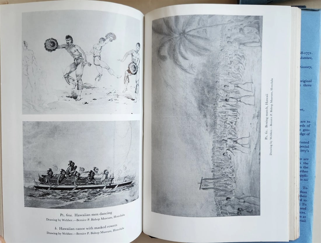 1967-74 JOURNALS of CAPTAIN JAMES COOK on HIS VOYAGES of DISCOVERY antique 5 VOL - 7