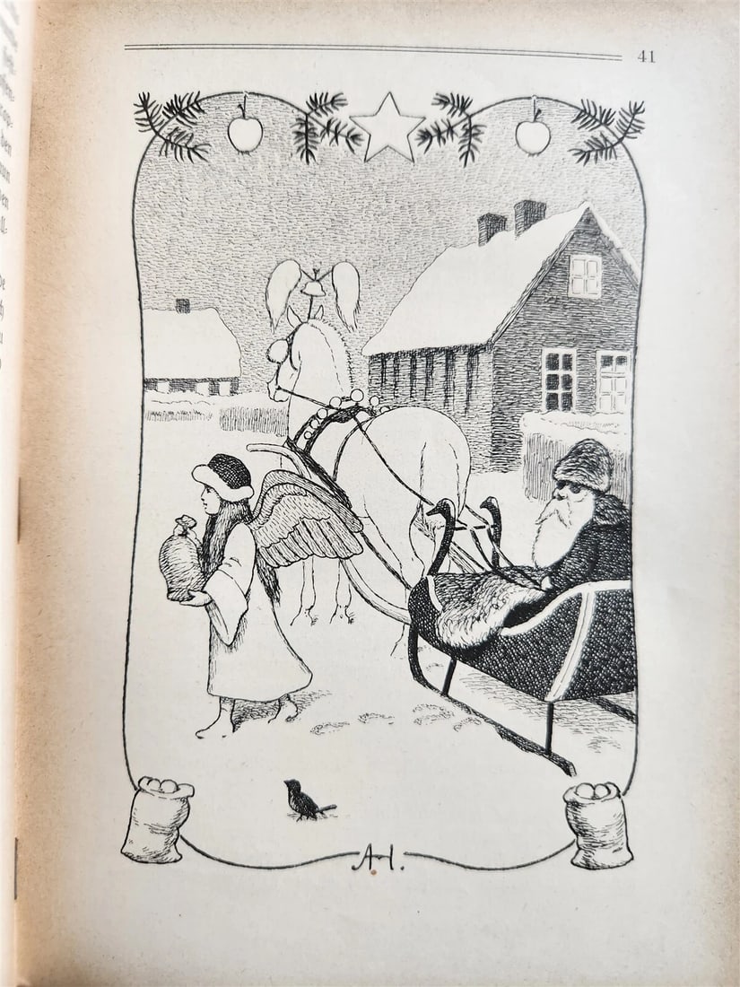 1900s ILLUSTRATED GERMAN CHILDREN BOOK antique FAIRYTALE LAND OF ANIMALS - 20