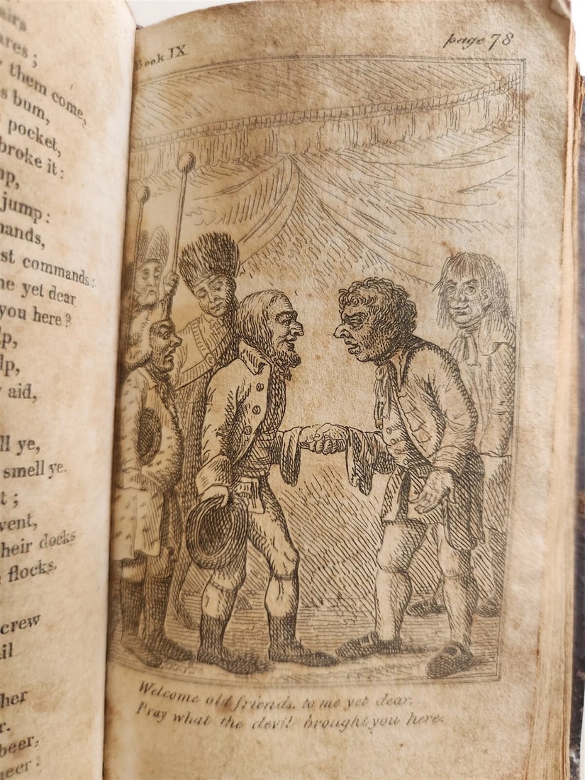 1809 BURLESQUE TRANSLATION of HOMER Volume II ILLUSTRATED antique THOMAS BRIDGE - 11