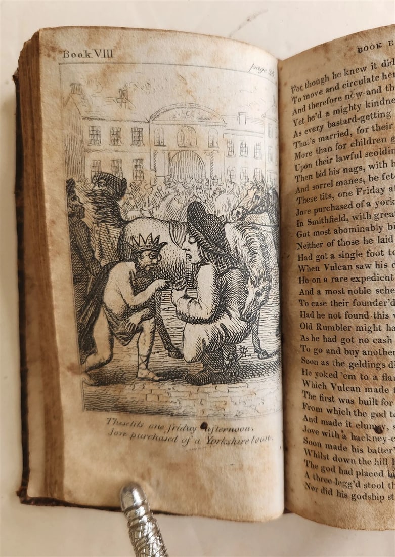 1809 BURLESQUE TRANSLATION of HOMER Volume II ILLUSTRATED antique THOMAS BRIDGE - 7