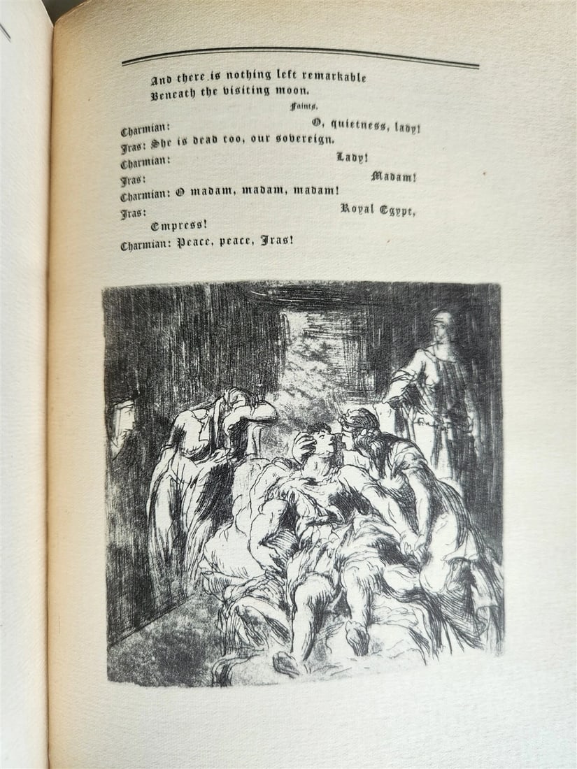 1925 ANTHONY & CLEOPATRA by WILLIAM SHAKESPEARE antique ILLUSTRATED - 10