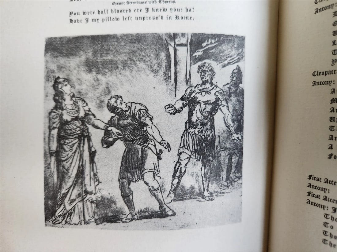 1925 ANTHONY & CLEOPATRA by WILLIAM SHAKESPEARE antique ILLUSTRATED - 15