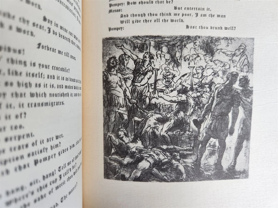 1925 ANTHONY & CLEOPATRA by WILLIAM SHAKESPEARE antique ILLUSTRATED - 17