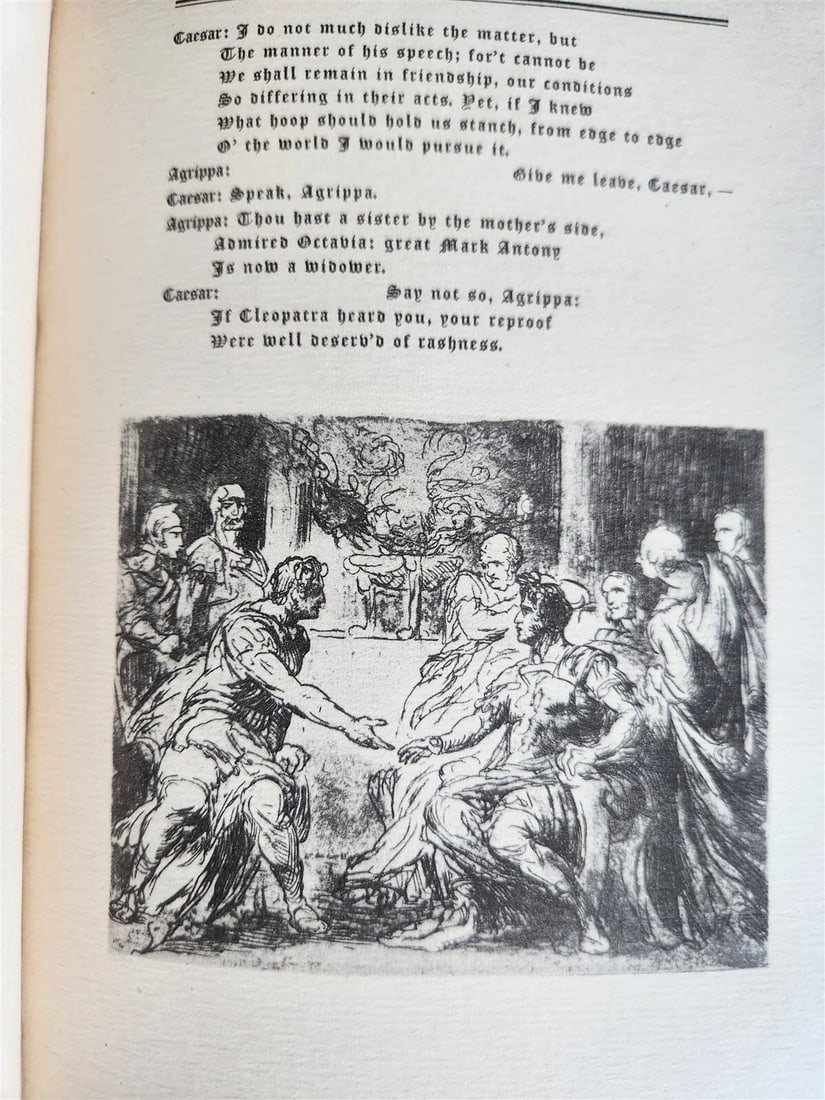1925 ANTHONY & CLEOPATRA by WILLIAM SHAKESPEARE antique ILLUSTRATED - 18