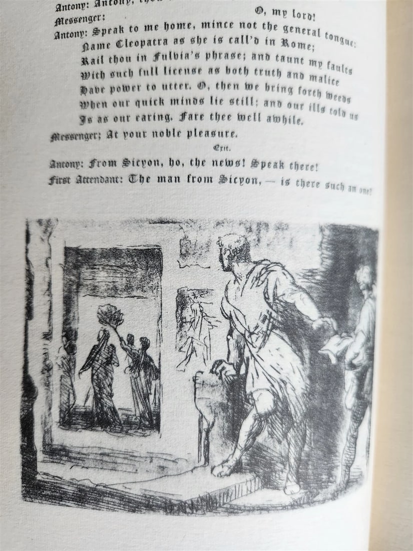 1925 ANTHONY & CLEOPATRA by WILLIAM SHAKESPEARE antique ILLUSTRATED - 20