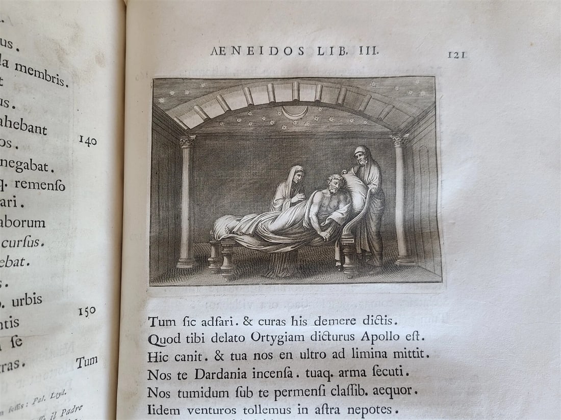 1764 VIRGIL ROMAN POETRY ILLUSTRATED 2 FOLIOS antique Bucolica Georgica antique - 10