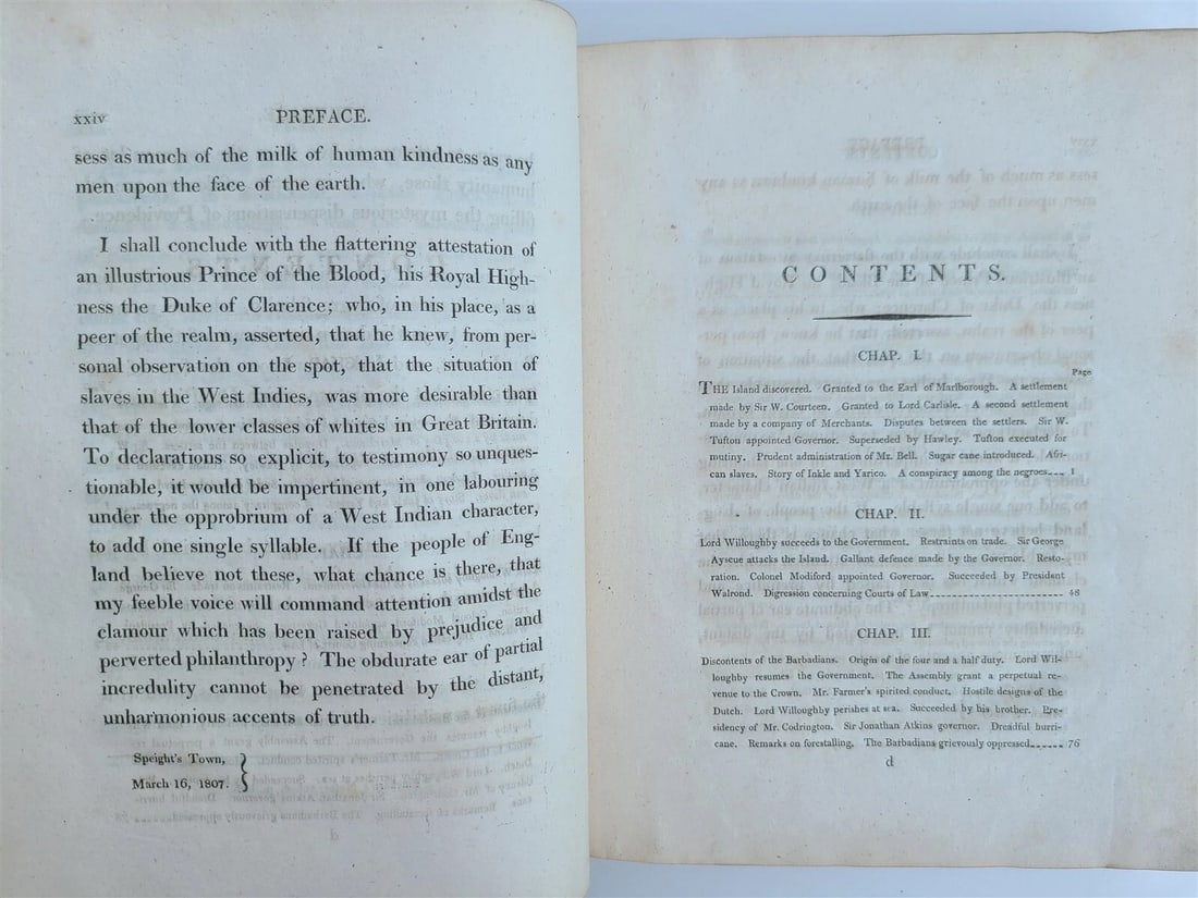 1808 HISTORY of BARBADOS from 1605 to 1801 by John POYER antique RARE - 14