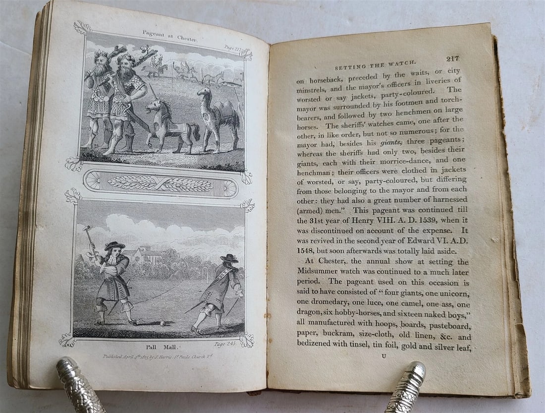 1825 PICTURE of MANNERS CUSTOMS SPORTS & PASTIMES of ENGLAND antique illustrated - 11