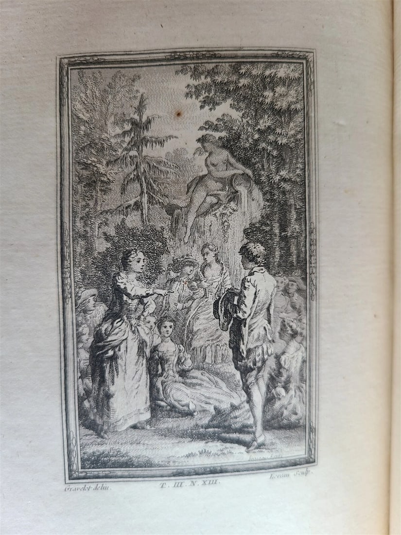 1757 IL DECAMERON by Giovanni BOCCACCIO antique 5 VOLUMES ILLUSTRATED 110 plates - 18