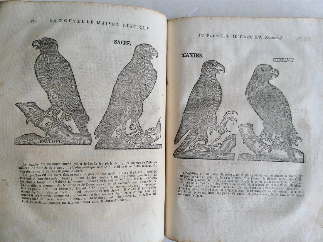 1777 2 VOLUMES antique ILLUSTRATED ANIMAL HUSBANDRY TOOLS PLANTING FORESTRY - 11