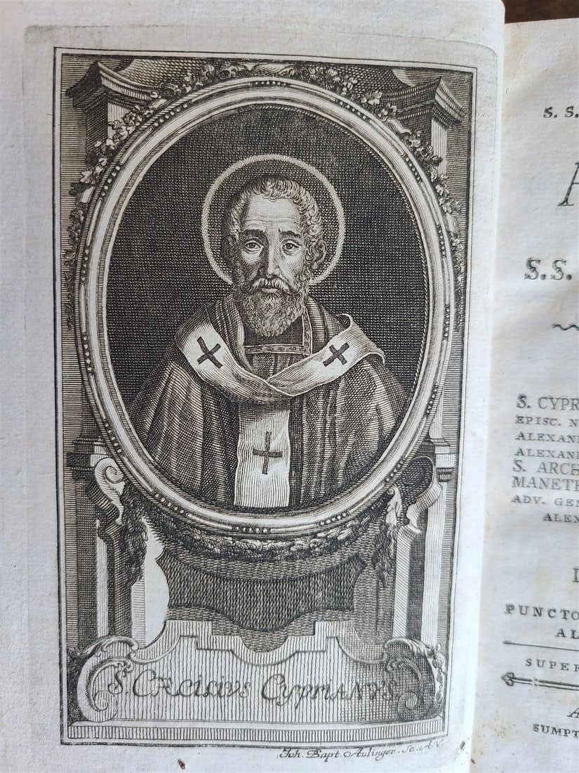 1780-89 THEOLOGY by DOMINICI SCHRAM 12 VOLUMES ILLUSTRATED antique DECORATIVE - 15