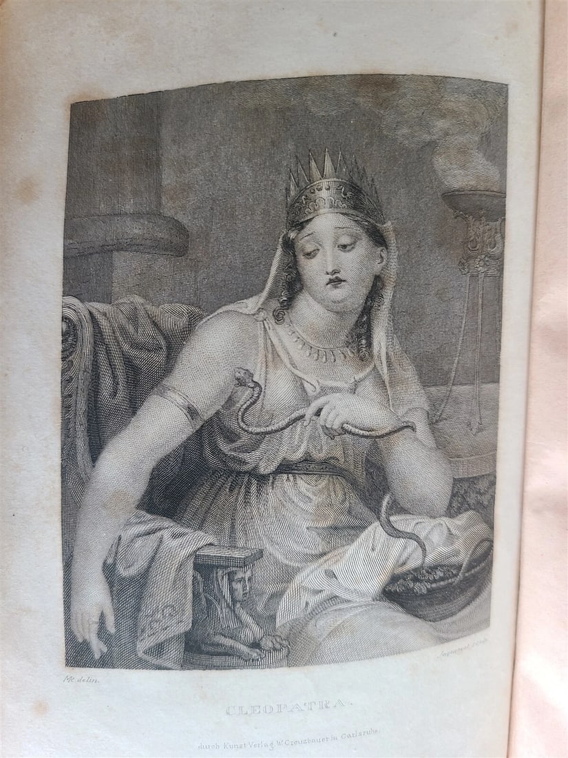 1834 LADIES CONVERSATIONAL LEXICON 10 VOLUMES ILLUSTRATED antique DECORATIVE - 12