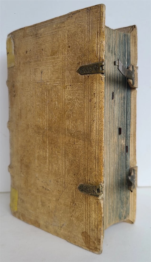 1605 HISTORY of INDIA by G. Maffei LATIN antique PIGSKIN Historiarum Indicarum - 12