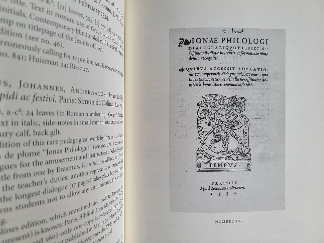 SIMON DE COLINES CATALOG of 230 EXAMPLES of HIS PRESS illustrated FRENCH - 5