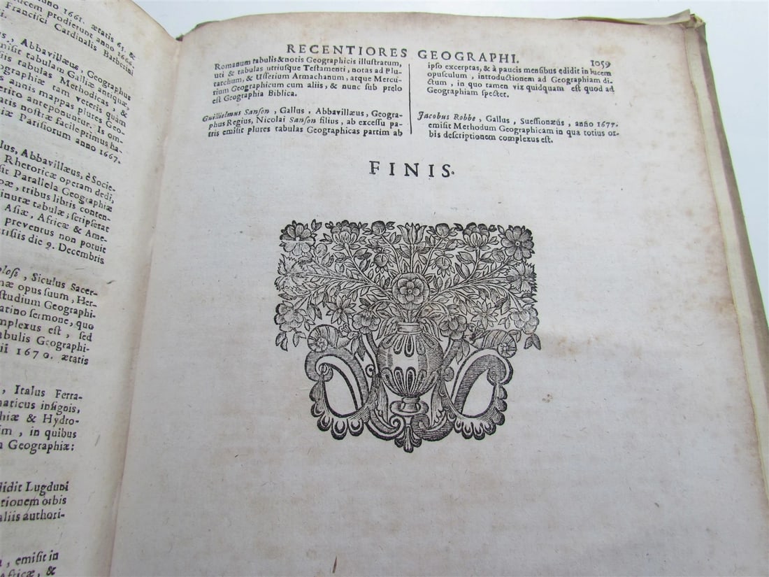 1693 Dictionarium historicum geographicum poeticum HAGUE ARMORIAL VELLUM antique - 6