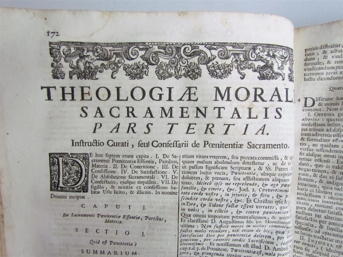 1704 PATRITII SPORER PASSAVIENSIS ORDINIS ANTIQUE FOLIO VELLUM BOUND - 6
