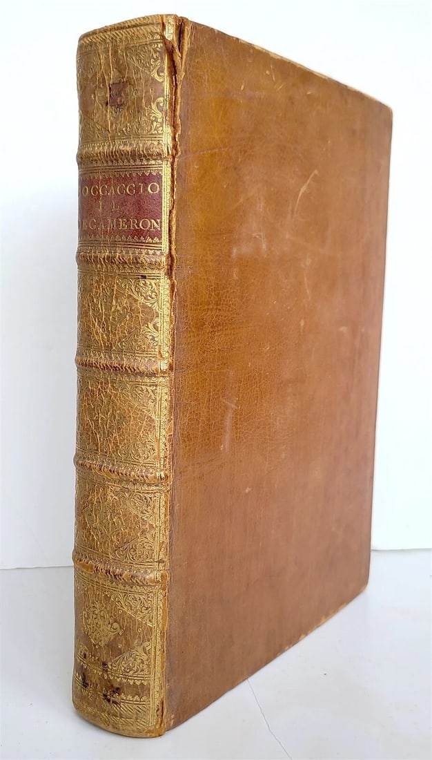 1761 BOCCACCIO IL DECAMERON antique in ITALIAN - 2