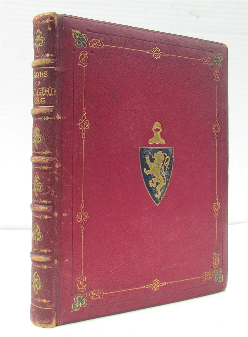 1872 GEMS of BELGIAN ART by W. SCOTT antique SIGNED FINE BINDING ILLUSTRATED - 2