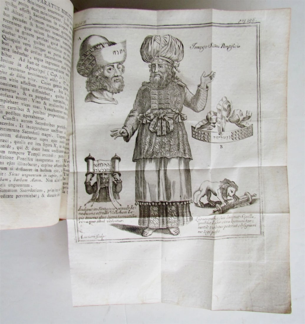 1793 Apparatus Biblicus antique ILLUSTRATED Judaica - 10