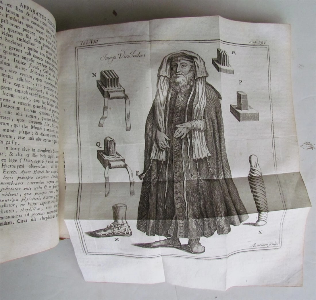 1793 Apparatus Biblicus antique ILLUSTRATED Judaica (1 of 13)