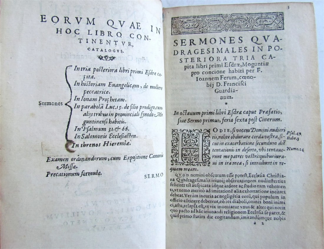 1567 Opuscula varia. by J. FERUS antique in LATIN 16th century - 3